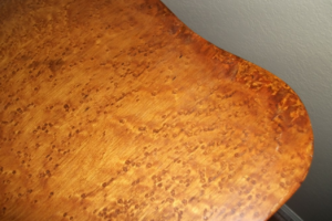 Top after repairing damaged wood dresser