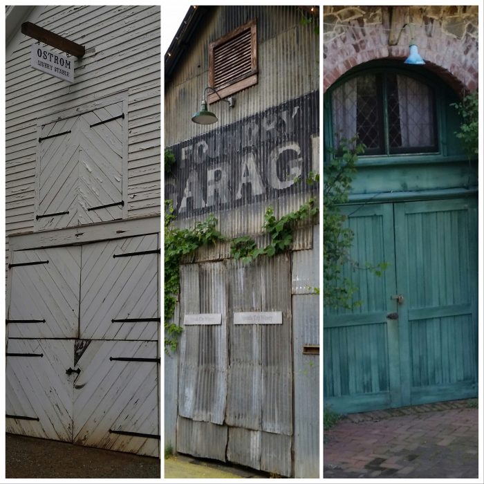 Vintage Decorative Doors found in Malakoff Diggins, Nevada City, and Grass Valley, CA.